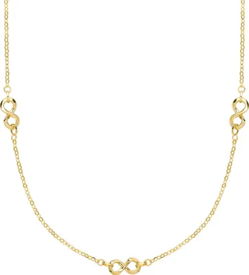 Produktbild von Elegante 9 Karat (375) Gold Damen - Halskette - 46cm*6mm; TRS27673