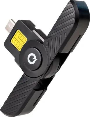 Produktbild von TooQ TQR-3011B, USB Typ-C, Schwarz, 12 g
