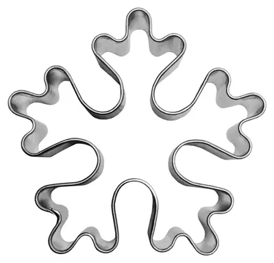 Produktbild von EkoForemki Ausstecher Schneeflocke Kekse Weihnachten 5,2 cm