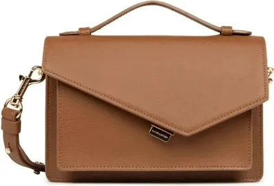 Image de Lancaster Sac à Main A rabat avec fermoir Zoé Camel