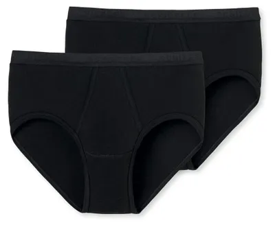 Produktbild von Schiesser Herren 2 Pack Sportslip mit Eingriff - Original Feinripp