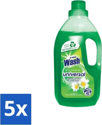 Produktbild von Zuhause - Waschen - Waschmittel - Alle Wäschearten - Frischer Duft - 42 Wäschen - Vorteilspack - 5 Stücke