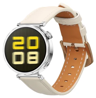 Produktbild von kwmobile Echtleder Uhrenarmband für Huawei Watch GT5 41mm / GT5 Pro 42mm / Watch GT4 41mm Armband - Ersatzarmband für Fitnesstracker - Wechselarmband