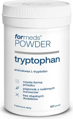 Imagen del producto de ForMeds: Polvo de L-Triptófano, aminoácido