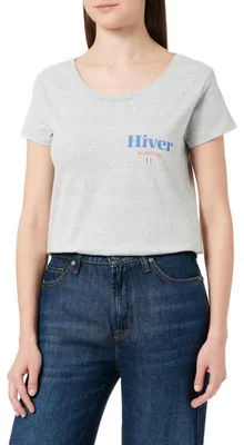 Produktbild von Republic Of California Damen Worepczts049 T-Shirt, Grau, X-Large
