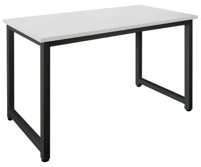 Produktbild von Tisch Computertisch PC Schreibtisch Bürotisch 120 x 60 cm Auswahl Kingpower, Farbe:Schwarz / Weiß