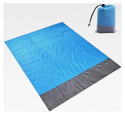 Produktbild von Picknickdecke tragbar leichte wasserdichte sandfeste Stranddecke - 145 cm x 200 cm große Picknickmatte für Outdoor-Aktivitäten