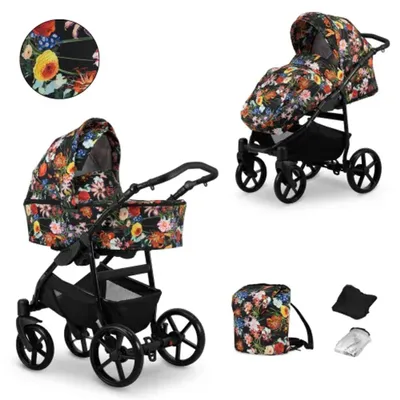 Produktbild von Kinderwagen Kunert MATA 2in1 - Farbe: Blumen