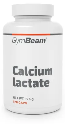 Produktbild von GymBeam - Calcium Laktat, 120 Kapseln