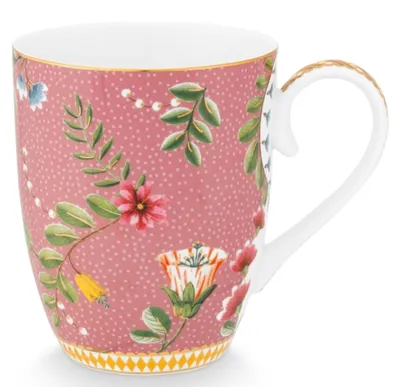 Produktbild von Pip Studio Henkelbecher La Majorelle Rosa (Groß)