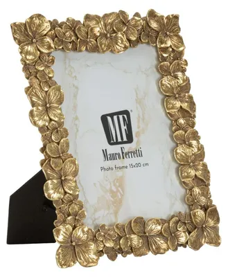 Produktbild von Bilderrahmen mit goldenen Blumenreliefs 21,5 x 26,7 cm