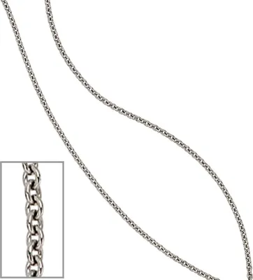 Produktbild von JOBO Halskette Kette 950 Platin 45 cm Karabiner