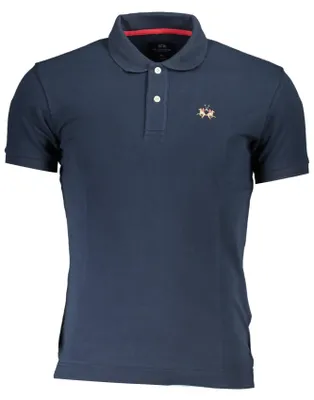 Zdjęcie produktu dla La Martina Herren-Kurzärmeliges Poloshirt Blau