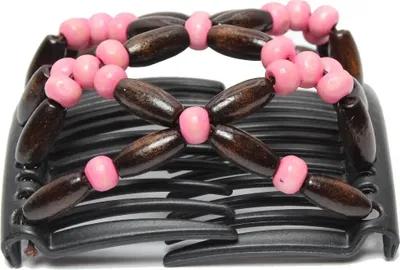 Produktbild von Trend African Hairclip Haarklammer Haarspange Hair Clips Haarkamm hell Rosa