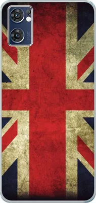 Produktbild von König Design Hülle kompatibel mit Oppo Find X5 Lite Kunststoff Soft Handyhülle - Handy Case England Flagge