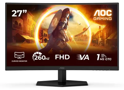 Produktbild von AOC G4 C27G42ZE, 68,6 cm (27"), 1920 x 1080 Pixel, Full HD, LCD, 1 ms, Schwarz, Rot