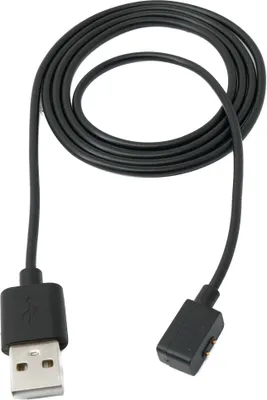 Produktbild von SYSTEM-S USB 2.0 Kabel 100 cm Ladekabel für Xiaomi RedMi Watch 2 Lite Smartwatch Schwarz