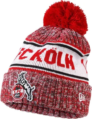 Produktbild von 1. FC Köln Beanie mit Bommel „Red Melange"