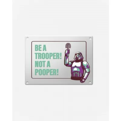 Immagine prodotto di ItemLab Original Stormtrooper Metallschild Stormpooper