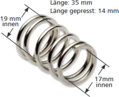 Obrázek produktu pro Metallfeder für Kickerstange