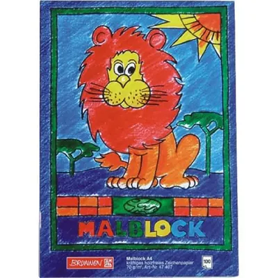 Produktbild von BRUNNEN Malblock A4 100 Blatt Zeichenpapier 1047407