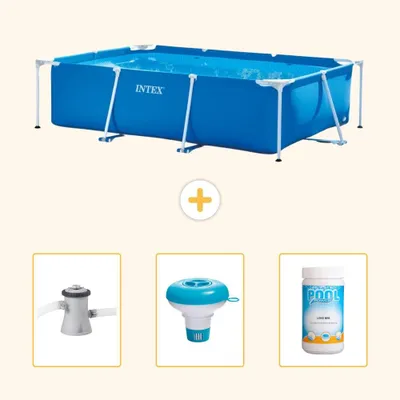 Obrázok produktu pre Obdĺžnikový bazén s rámom – 260 x 160 x 65 cm – 4-dielny – model SCB77