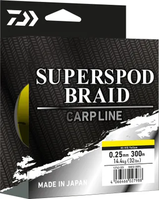 Produktbild von Daiwa Schnur Superspod Carpline 300m/0,25mm  yellow