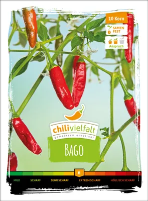 Produktbild von Chili Bago | Chilisamen von Chilivielfalt, Einzelartikel / komplette VE:Einzelartikel