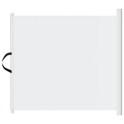 Obrázok produktu pre vidaXL Zábrana pre domáce zvieratá rozťahovacia biela 82,5x125 cm