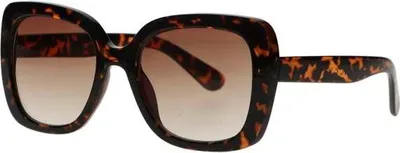Image de Spectrum Sonnenbrille Statement Butterfly Tortoise Brown Glass Ladies