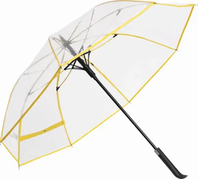 Produktbild von Regenschirm Transparent halbautomatik Ø103 cm Stockschirm 420 Gramm Schirm Gelb