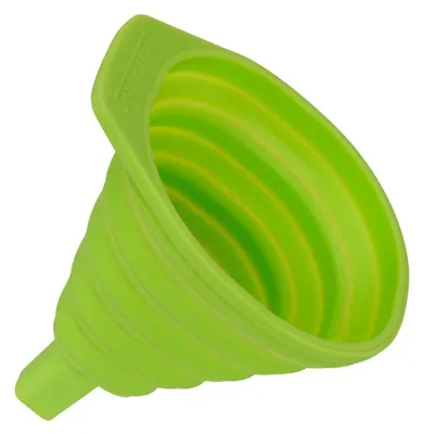 Immagine prodotto di FACKELMANN 42730 Imbuto in silicone | pieghevole | lavabile in lavastoviglie | verde