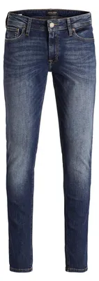 Produktbild von Jack & Jones 12166854, Blau, Jeans, Baumwolle, Elasthan, Polyester, Nicht bleichen, Natürliche Trocknung, Schonwaschgang (40°C)