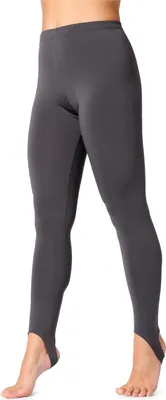 Image de Leggings thermiques pour femmes Bellivalini, doublés, leggings d'hiver avec étriers BLV50-274 (graphite, XL)