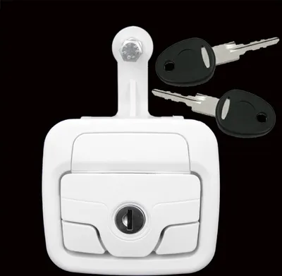 Immagine prodotto di Serratura a pressione a ribalta serratura porta caravan camper bianco