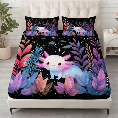 Image de Drap housse 160 x 200 cm, en microfibre douce pour enfants