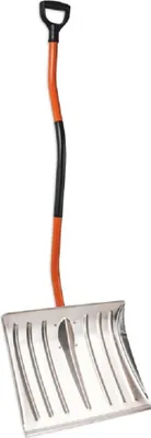 Produktbild von XXL ALU ERGO Schneeschieber Schneeräumer Schneeschaufel mit Stiel D-Griffe 50cm / 146cm / 3702