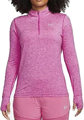 Productafbeelding van Nike dames Df Element Top Hz T-shirt, actieve fuchsia/reflecterend zilver, maat XS