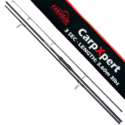 Produktbild von Paradox Fishing CarpXpert 360 3lbs 3-teilig - Karpfen-Rute Karpfenangeln