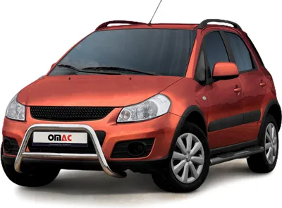 Image de Pare-Buffle Avant Pour Suzuki SX4 2006-2013 en Acier Inoxy Argent