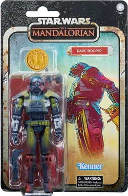 Produktbild von Star Wars: The Mandalorian Black Series Credit Collection Actionfigur Dark Trooper 15 cm