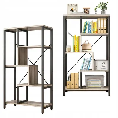 Immagine prodotto di Scaffale aperto per libri con struttura in metallo e 8 ripiani