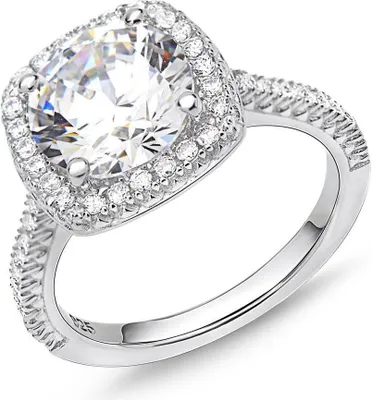 Produktbild von 925er Silber Verlobungsring Sterling Zirkonia VR0124