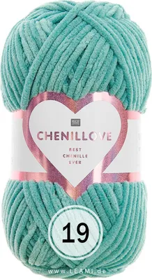 Produktbild von Creative Chenillove Rico Chenille (100g/110m) 19 türkis