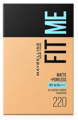 Produktbild von Maybelline New York - Fit Me Matte & Poreless Puder-Foundation - 220