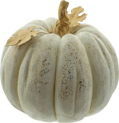Obrázek produktu pro Dýně "Bílá", velká podzimní dekorace Halloween zahradní dekorace Dýně umělá rostlina