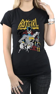 Produktbild von DC Comics - "Heroine Or Villainess" T-Shirt für Damen BI919 (L) (Schwarz)