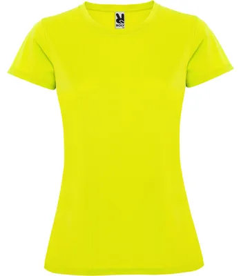 Image de Roly Sport - T-shirt « Montecarlo » pour femmes LT3539 (XL) (jaune fluo)