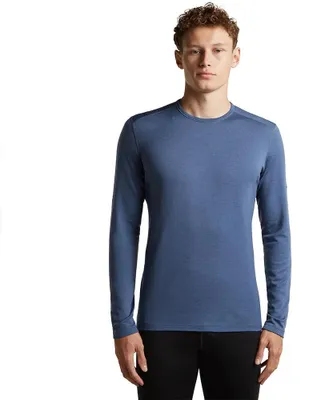 Immagine prodotto di Maglietta a maniche lunghe Icebreaker 260 Tech, colore blu, taglia L, per uomo