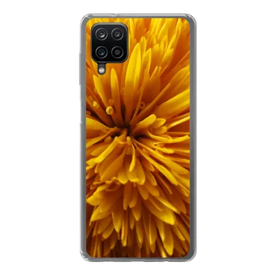 Produktbild von MuchoWow® Handyhülle Schutzhülle Hülle für Samsung Galaxy A12 Löwenzahn - Gelb - Abstrakt Silikon Softcase Handy Hülle - Bild
